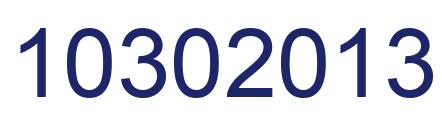 Number 10302013 blue image