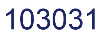Número 103031 imagen azul