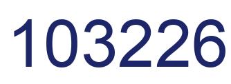 Number 103226 blue image