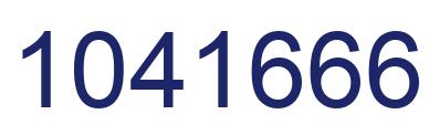 Number 1041666 blue image