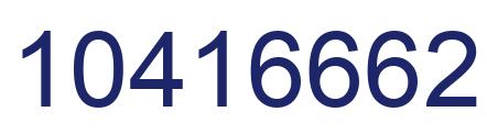 Número 10416662 imagen azul