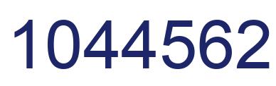 Number 1044562 blue image