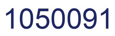 Number 1050091 blue image