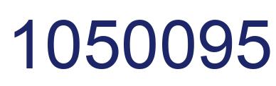 Number 1050095 blue image