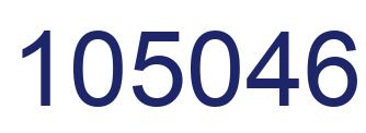 Number 105046 blue image
