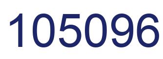 Number 105096 blue image