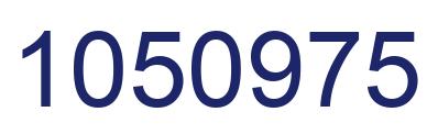 Number 1050975 blue image