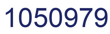Number 1050979 blue image