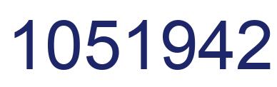 Número 1051942 imagen azul