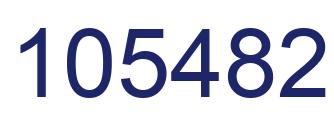 Number 105482 blue image