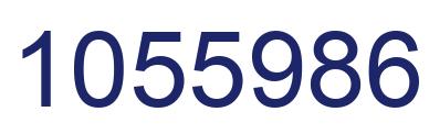 Number 1055986 blue image