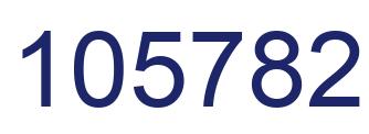 Number 105782 blue image