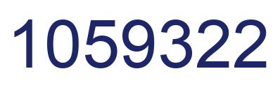 Number 1059322 blue image