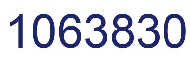 Number 1063830 blue image