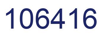 Number 106416 blue image