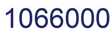Number 1066000 blue image