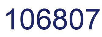 Number 106807 blue image