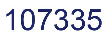 Number 107335 blue image