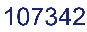 Number 107342 blue image