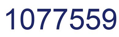 Number 1077559 blue image