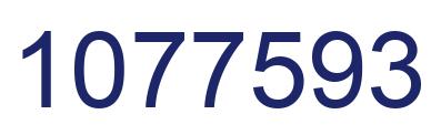 Number 1077593 blue image