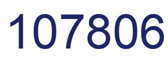 Number 107806 blue image