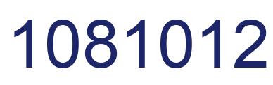Número 1081012 imagen azul