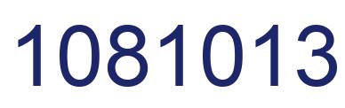 Número 1081013 imagen azul