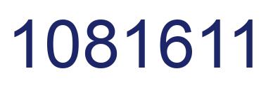 Número 1081611 imagen azul