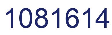 Número 1081614 imagen azul