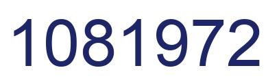 Number 1081972 blue image
