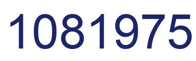 Number 1081975 blue image