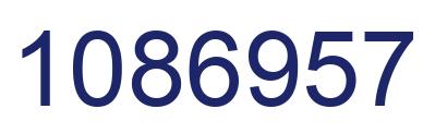 Número 1086957 imagen azul