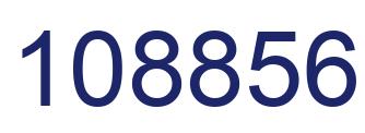 Number 108856 blue image