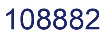 Number 108882 blue image