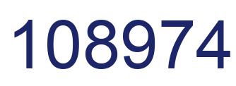 Número 108974 imagen azul