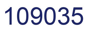 Number 109035 blue image