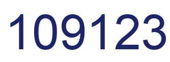 Número 109123 imagen azul