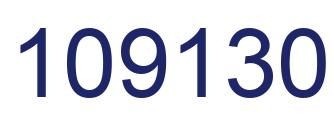 Number 109130 blue image