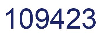 Número 109423 imagen azul