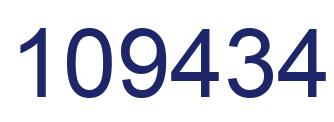 Número 109434 imagen azul