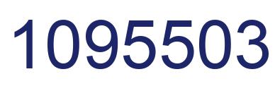 Número 1095503 imagen azul