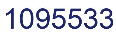 Número 1095533 imagen azul