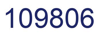 Number 109806 blue image