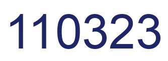 Number 110323 blue image