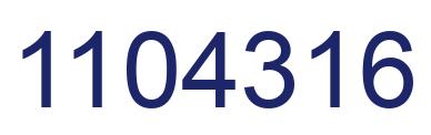 Número 1104316 imagen azul