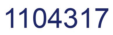 Número 1104317 imagen azul