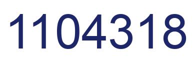 Número 1104318 imagen azul