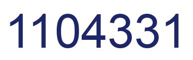 Número 1104331 imagen azul