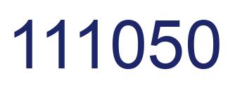 Number 111050 blue image